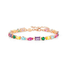 Carica l'immagine nel visualizzatore di Gallery, BRACCIALE COLOUR WAVE PIETRE COLORATE