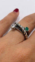 Carica l'immagine nel visualizzatore di Gallery, Anello Sacramore argento e pietre naturali