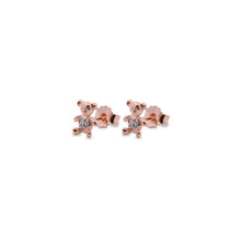 Carica l'immagine nel visualizzatore di Gallery, ORECCHINI LOBO MICRO ZIRCONI ORSO - TEDDY FANCY (+varianti)
