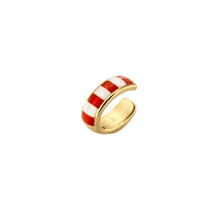 Carica l'immagine nel visualizzatore di Gallery, EARCUFF - SMALTO RIGHE ( + colori )