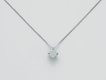 Carica l'immagine nel visualizzatore di Gallery, Collana punto luce oro bianco e diamanti Miss Italia Miluna CLD4103