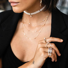 Carica l'immagine nel visualizzatore di Gallery, ANELLO FASCIA PAVÈ - GALACTICA