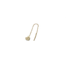 Carica l'immagine nel visualizzatore di Gallery, MONO-ORECCHINO CUORE CATENELLA - ORO18KT