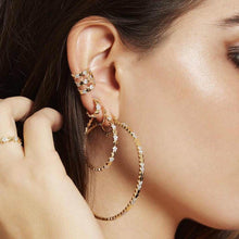 Carica l'immagine nel visualizzatore di Gallery, EARCUFF 3 FILI CUORI ALTERNATI