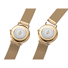 Carica l'immagine nel visualizzatore di Gallery, Orologio Sailor White Sand Oro Mesh
