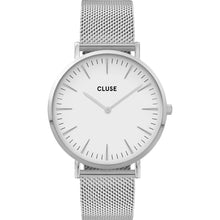 Carica l'immagine nel visualizzatore di Gallery, Orologio donna Cluse Boho Chic Mesh White, Silver Colour