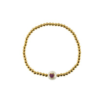 Carica l'immagine nel visualizzatore di Gallery, BRACCIALE ELASTICO SFERE E PERLA - GALACTICA