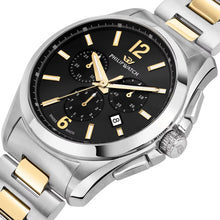 Carica l'immagine nel visualizzatore di Gallery, Philip Watch Uomo Amalfi Nero Bicolore R8273618004