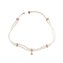 Carica l'immagine nel visualizzatore di Gallery, GIROCOLLO CHOKER ELASTICO PERLE - GALACTICA