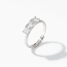 Carica l'immagine nel visualizzatore di Gallery, Anello trilogy argento e zirconi Mabina