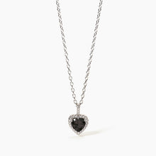 Carica l'immagine nel visualizzatore di Gallery, Girocollo con cuore nero LOVE AFFAIR Mabina