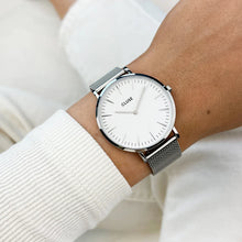 Carica l'immagine nel visualizzatore di Gallery, Orologio donna Cluse Boho Chic Mesh White, Silver Colour