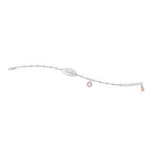 Carica l'immagine nel visualizzatore di Gallery, Bracciale argento personalizzabile bimbo charm orso rotondo (+varianti)