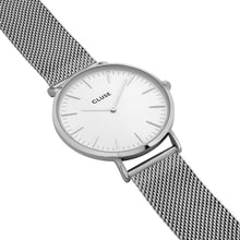 Carica l'immagine nel visualizzatore di Gallery, Orologio donna Cluse Boho Chic Mesh White, Silver Colour