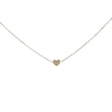 Carica l'immagine nel visualizzatore di Gallery, GIROCOLLO CUORE E DIAMANTI LAB GROWN - ORO18KT