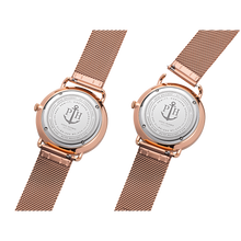 Carica l'immagine nel visualizzatore di Gallery, Orologio Grand Atlantic White Sand Oro Rosa Mesh