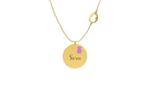 Carica l'immagine nel visualizzatore di Gallery, Pendente oro 9kt con Orsetto (Rosa/Azzurro)