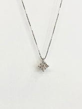 Carica l'immagine nel visualizzatore di Gallery, Collana punto luce oro bianco e diamanti Miss Italia Miluna CLD4103