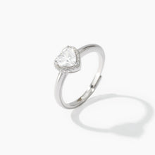 Carica l'immagine nel visualizzatore di Gallery, Anello solitario argento Mabina LOVE AFFAIR