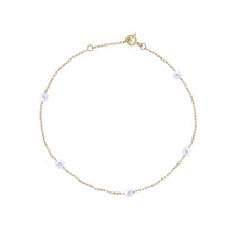 Carica l'immagine nel visualizzatore di Gallery, BRACCIALE CON MINI PERLE - ORO18KT