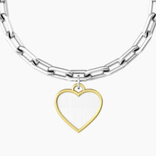 Carica l'immagine nel visualizzatore di Gallery, Coppia di bracciali con catena e frase amor vincit omnia