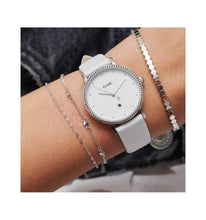 Carica l'immagine nel visualizzatore di Gallery, Orologio donna Cluse Le Couronnement Leather White, Silver Colour