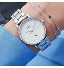 Carica l'immagine nel visualizzatore di Gallery, Orologio donna Cluse Le Couronnement Steel White, Silver Colour