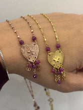 Carica l'immagine nel visualizzatore di Gallery, Collana Sacramore cuore argento e radice di rubino
