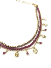 Carica l'immagine nel visualizzatore di Gallery, Collana Sacramore 3 fili
