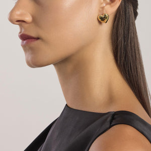 Orecchini MABINA in argento a forma di cuore Don't Say Love (+varianti)