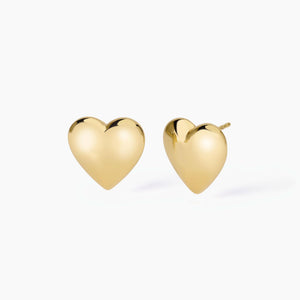 Orecchini MABINA in argento a forma di cuore Don't Say Love (+varianti)
