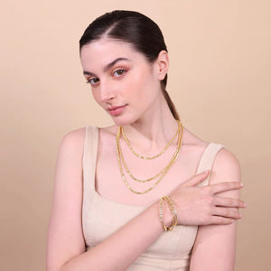 Collana ETRUSCA Multifilo Graduata Catena Margherita