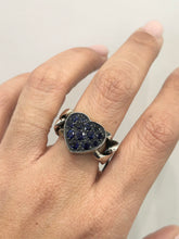 Carica l'immagine nel visualizzatore di Gallery, Anello Sacramore argento e zaffiri
