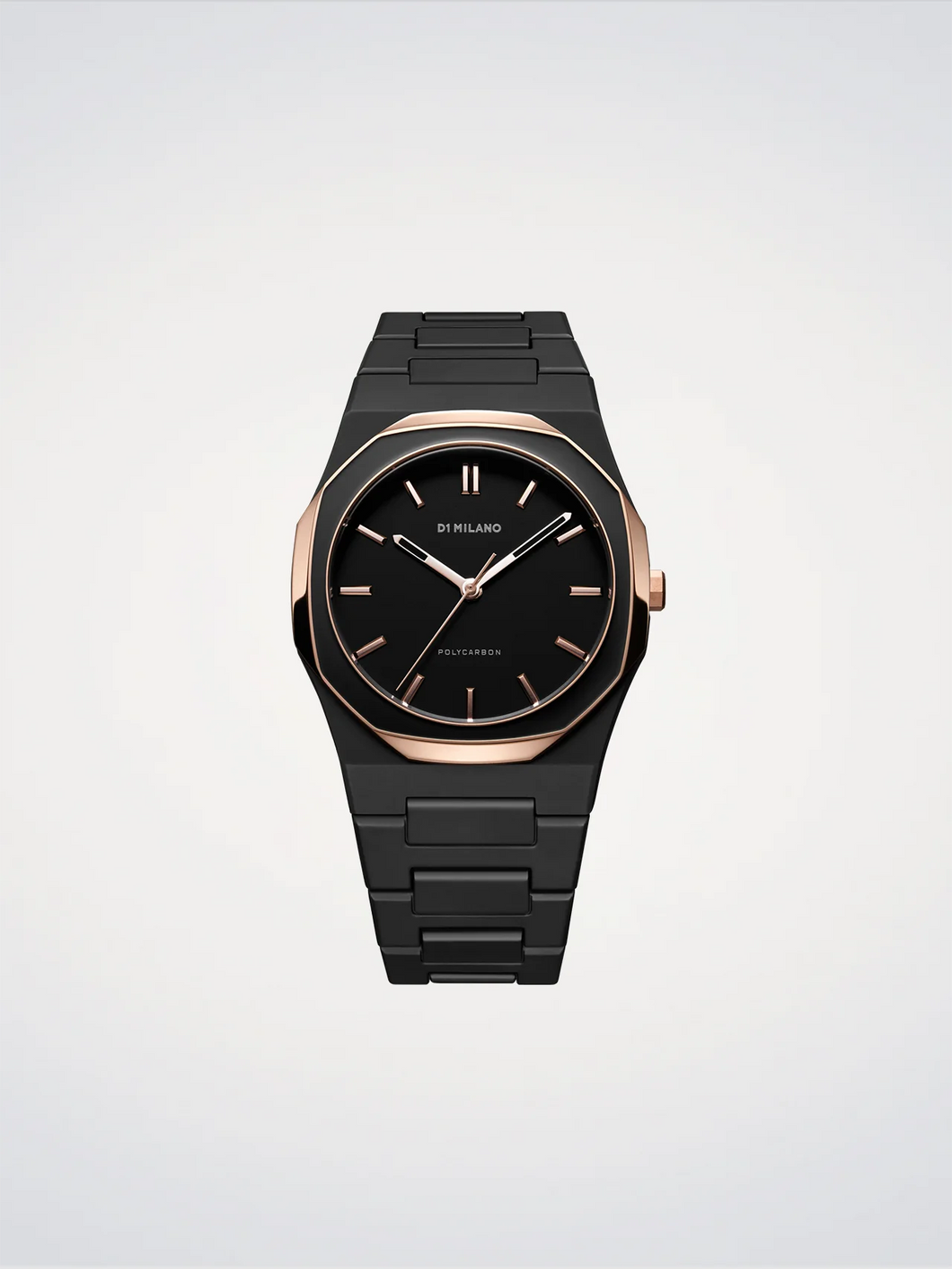 Orologio POLYCARBON BLACK MESH D1 Milano