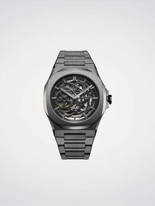 Orologio SKELETON GUN METAL D1 Milano
