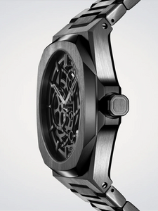 Orologio SKELETON GUN METAL D1 Milano