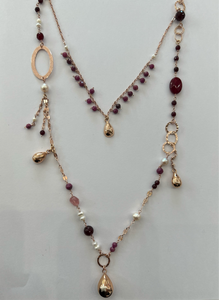 Collana Sacramore Twilight argento e pietre