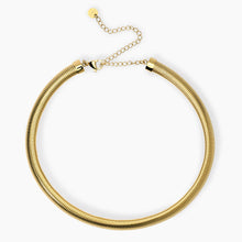 Carica l'immagine nel visualizzatore di Gallery, Girocollo KIDULT dorato con catena tubogas
