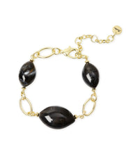 Carica l'immagine nel visualizzatore di Gallery, Bracciale SODINI tre grandi ciottoli Harper - Nero
