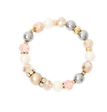 Carica l'immagine nel visualizzatore di Gallery, Bracciale SODINI elastico sfere perline anellini Hera - MulticolorO
