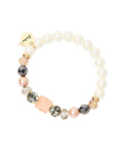 Carica l'immagine nel visualizzatore di Gallery, Bracciale SODINI elastico grandi perle, cristalli, perline Hera - Multicolor
