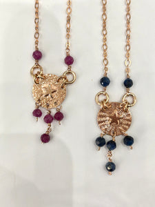 Collana Sacramore argento e pietre (+varianti)