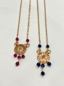 Collana Sacramore argento e pietre (+varianti)