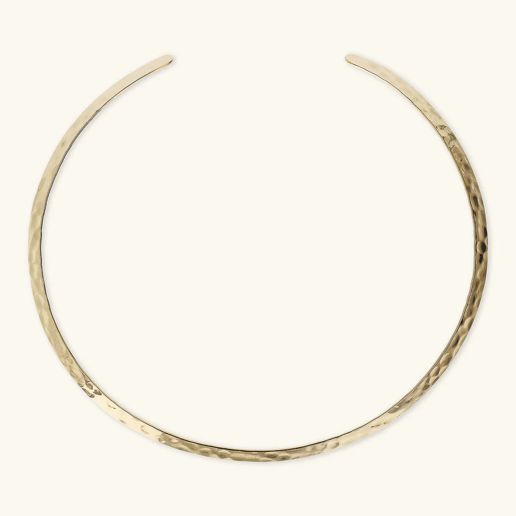 Girocollo ETRUSCA Choker sottile martellato