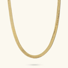 Carica l&#39;immagine nel visualizzatore di Gallery, Collana ETRUSCA Girocollo Catena Snake Piatta
