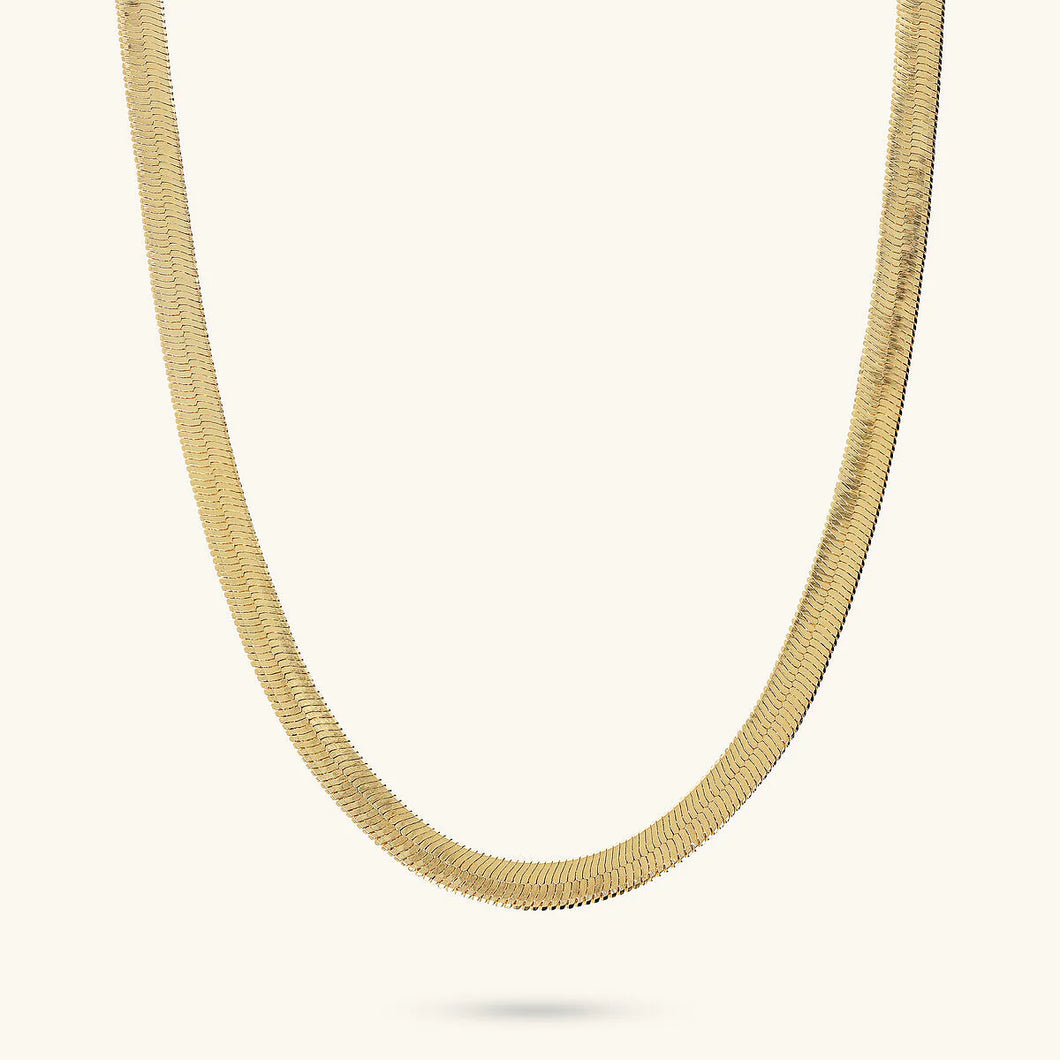 Collana ETRUSCA Girocollo Catena Snake Piatta