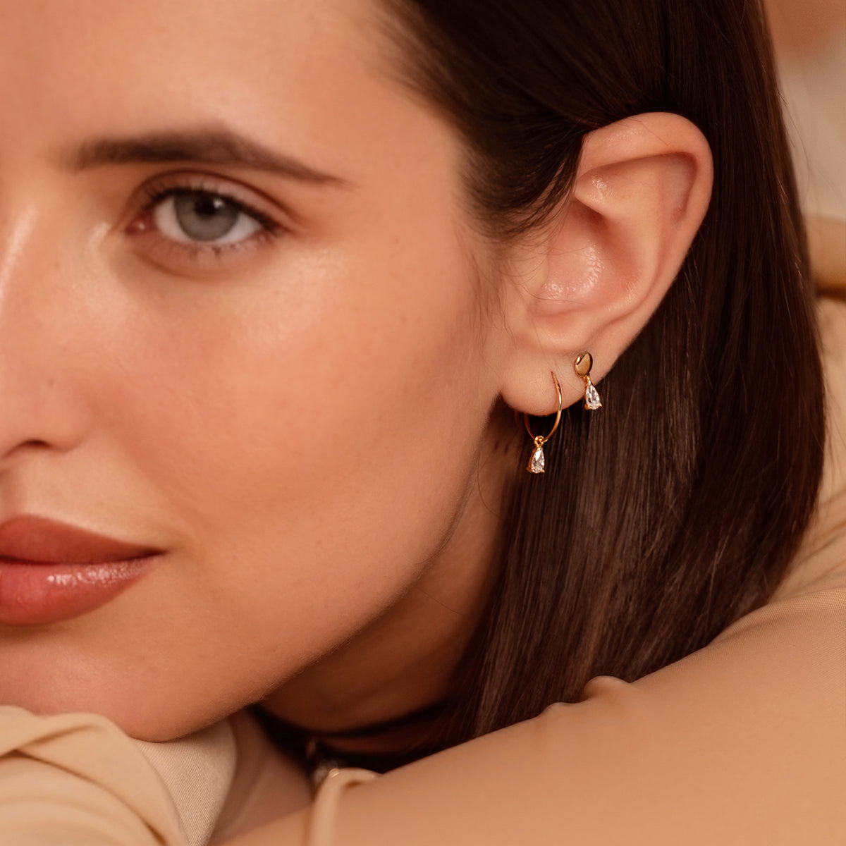 Orecchini Triskele Celtico In Argento 925 - Placcato Oro Giallo 24K O Rosa 18K - Diametro 6 Mm