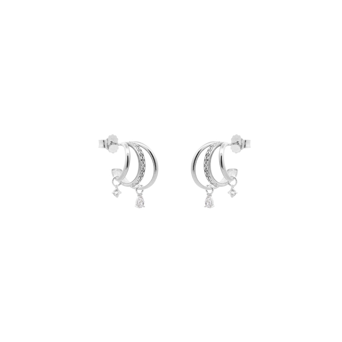 Orphelia Orecchini A Goccia Donna In Argento 925 | Placcato Oro Rosa ZO-7293 - 5