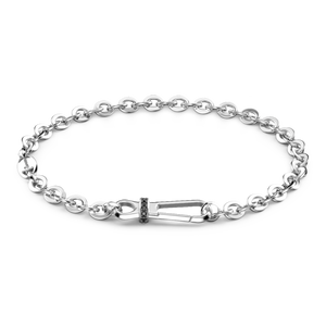 Bracciale solo maglia Zancan in argento