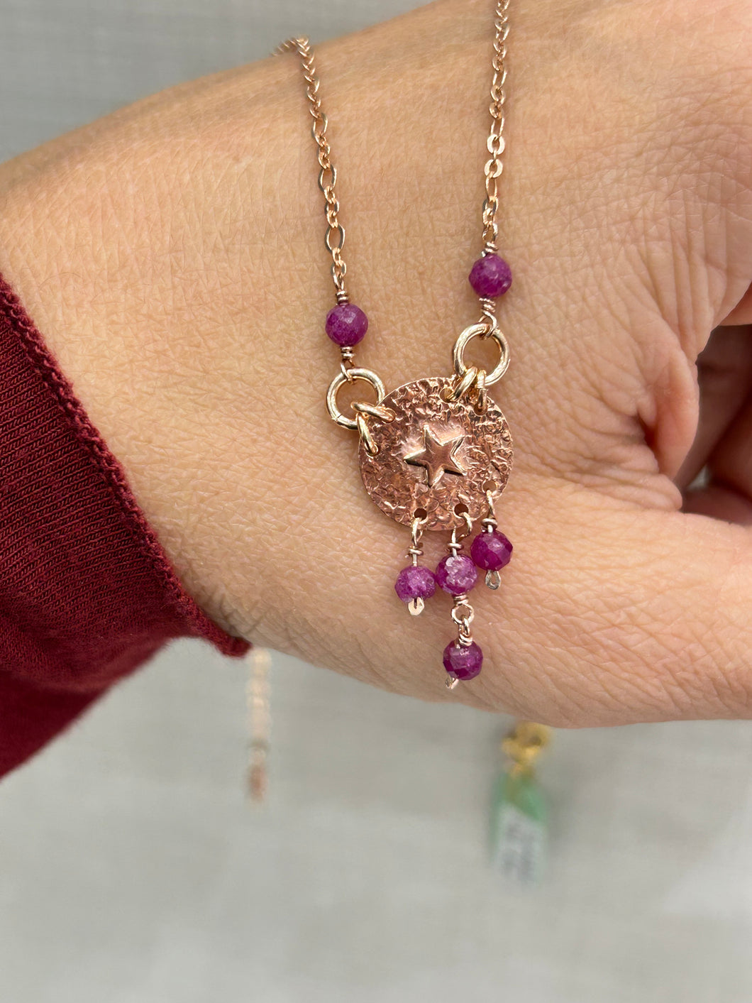 Collana Sacramore argento e pietre (+varianti)